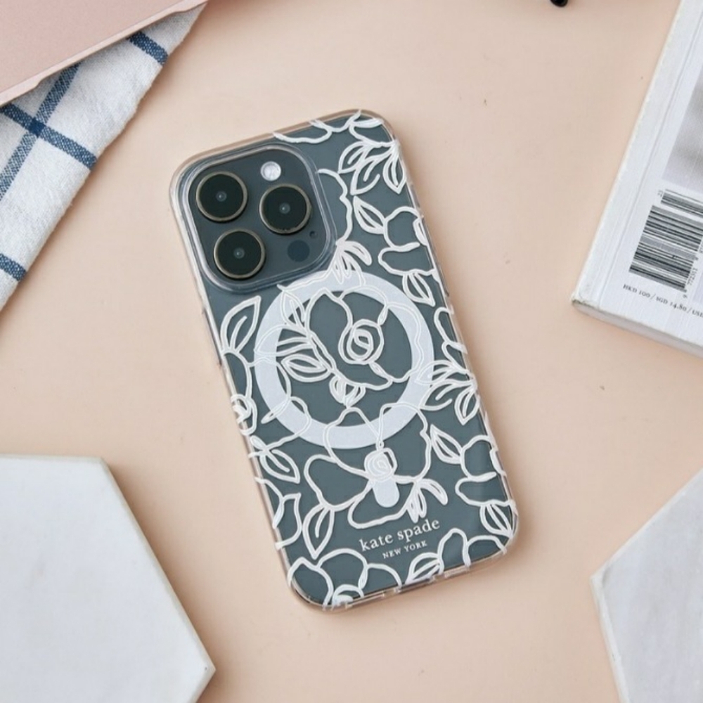 ● NIB Kate Spade | iPhone 14 promax Case with Magsafe 10ft drop tested - Picture 4 of 16